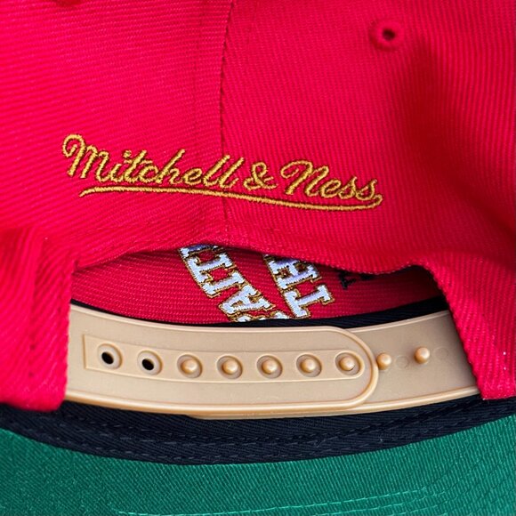 MITCHELL & NESS SAN FRANCISCO 49ER’S FAITHFUL TO BAY TEAM ORIGINS SNAPBACK HAT - Picture 5 of 5